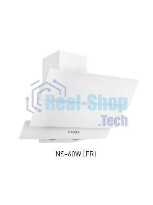 Вытяжка наклонная Oasis NS-60W (FR) белый, 60 см, 500 куб. м/ч, 44 дБ