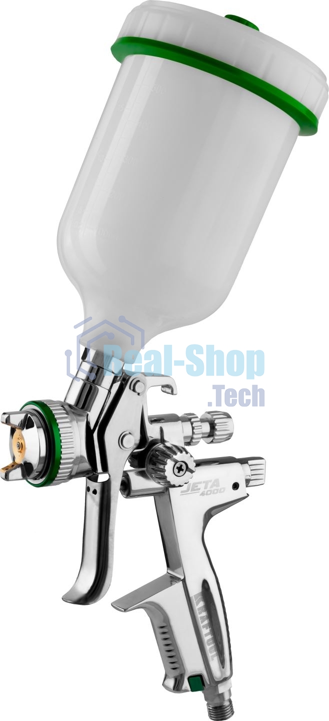 Краскопульт пневматический KRAFTOOL PRO Jeta 4000 HVLP, сопло: 1.3 мм, макс. 430 л/мин