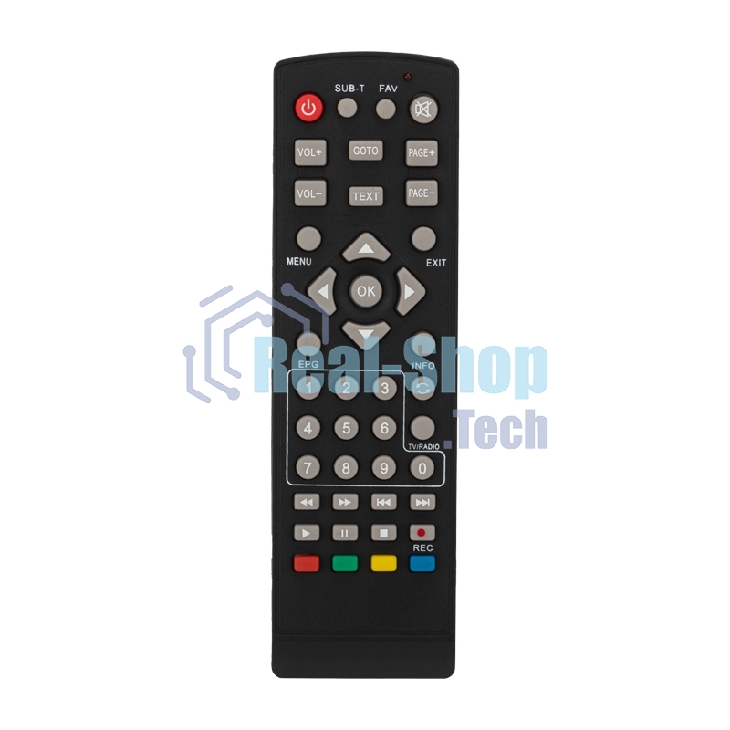 Универсальный пульт дистанционного управления Rexant для DVB-T2+TV (38-0012)