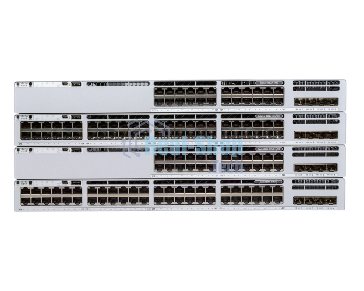 Коммутатор Cisco Catalyst 9300L 24p data, Network Advantage,4x1G Uplink