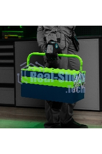 Ящик для инструмента Сибртех 430х200х200 мм, пять секций, металлический