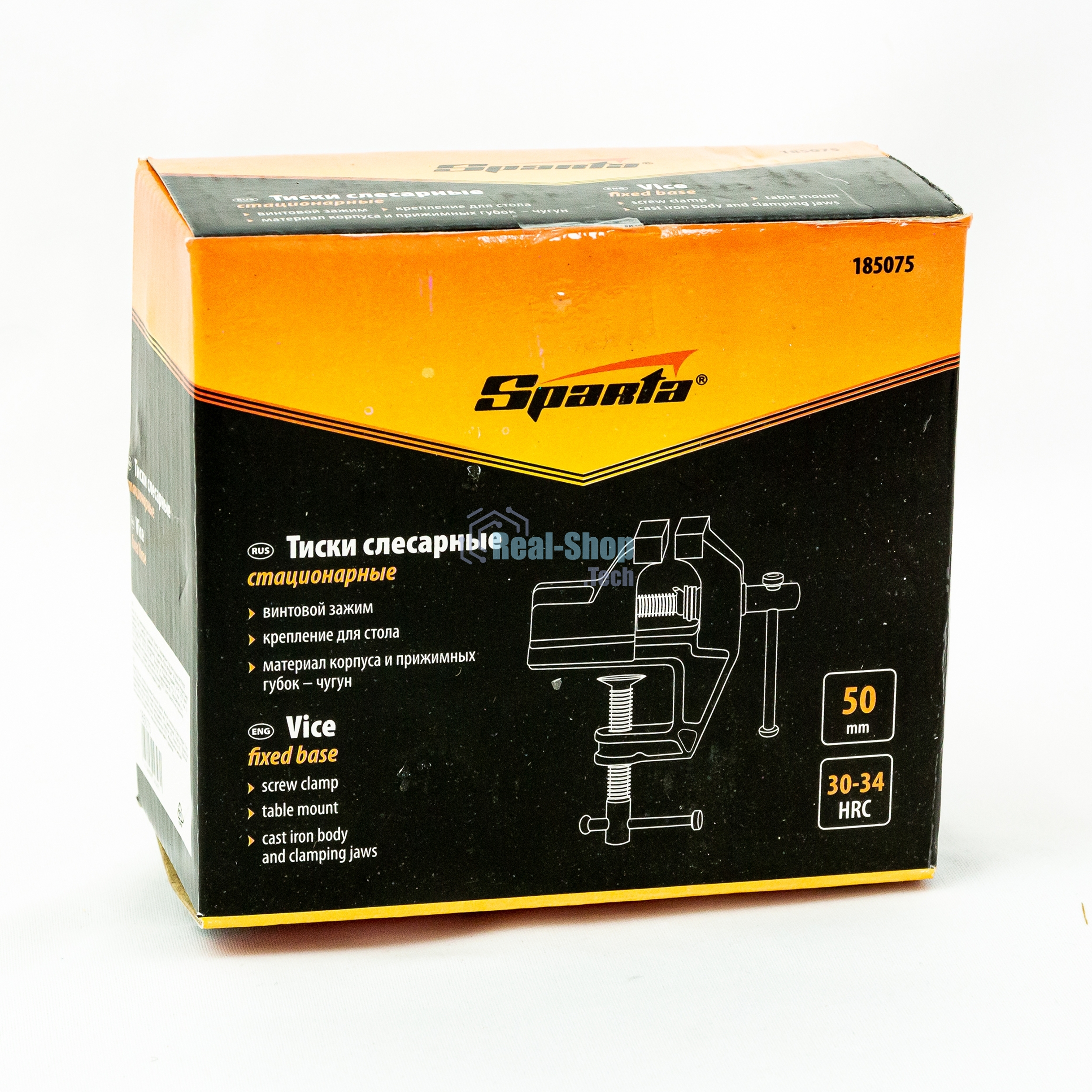Тиски Sparta 50 мм, крепление для стола