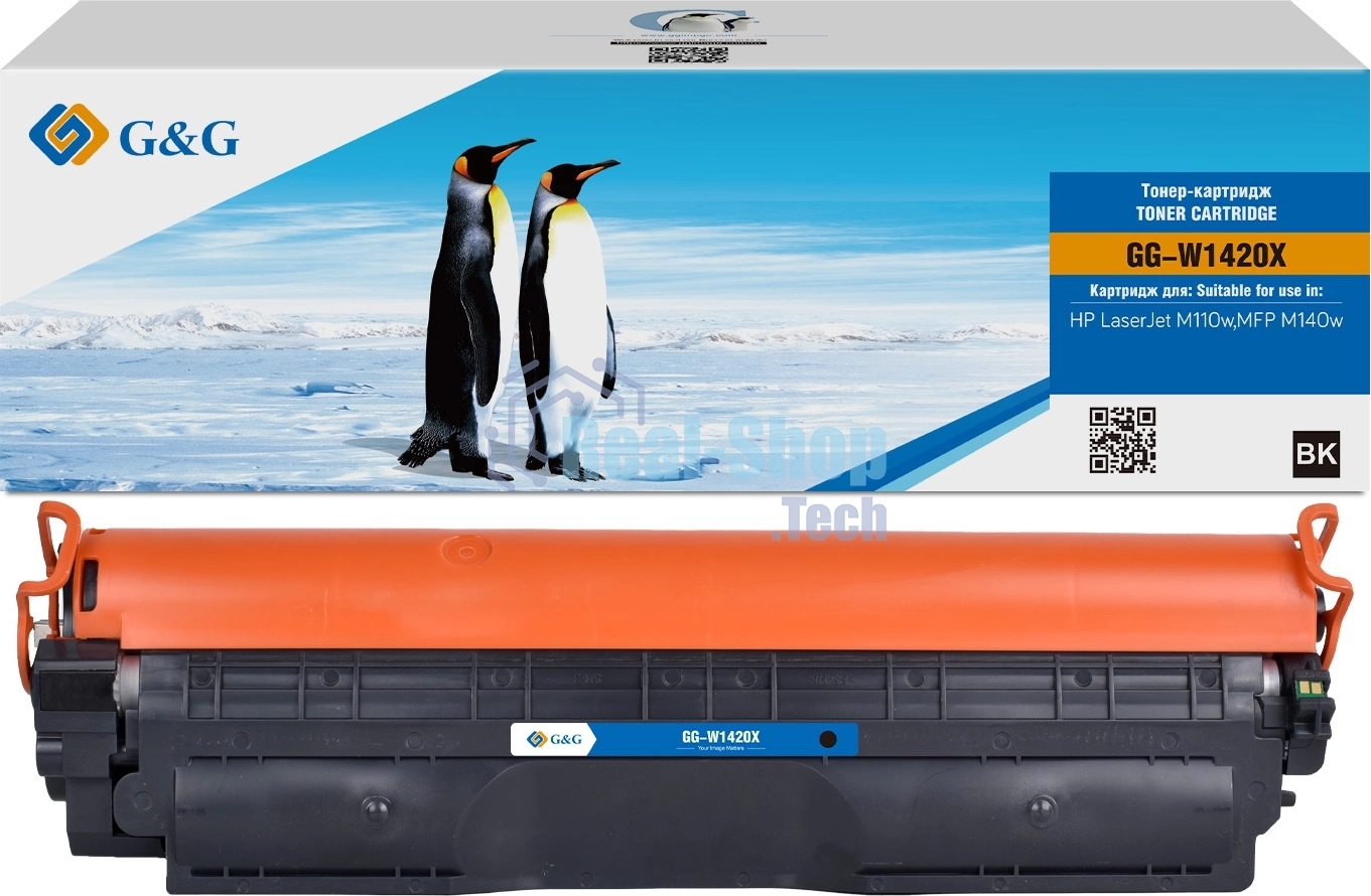 Картридж лазерный G&G GG-W1420X (W1420A) черный (2000 стр.) для HP LJ M110w/MFP M140w