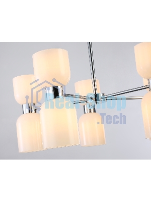 Люстра Ambrella light LH56083/10 СH/FR хром/белый матовый E14*10 max 40W D700*510