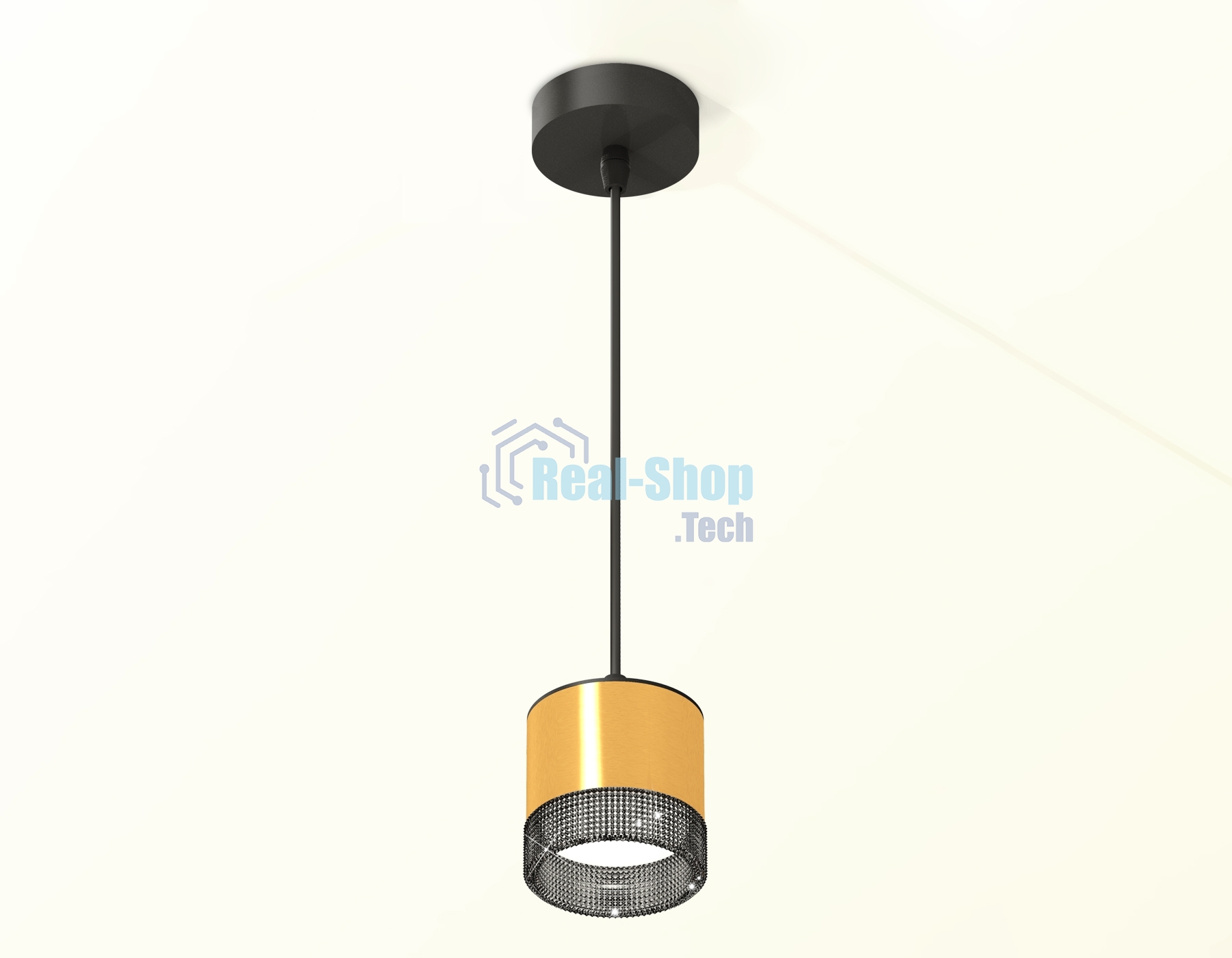 Светильник Ambrella Light XP8121031 PYG/BK/SBK золото желтое полированное/тонированный/черный песок GX53 (A2333, C8121, N8484)