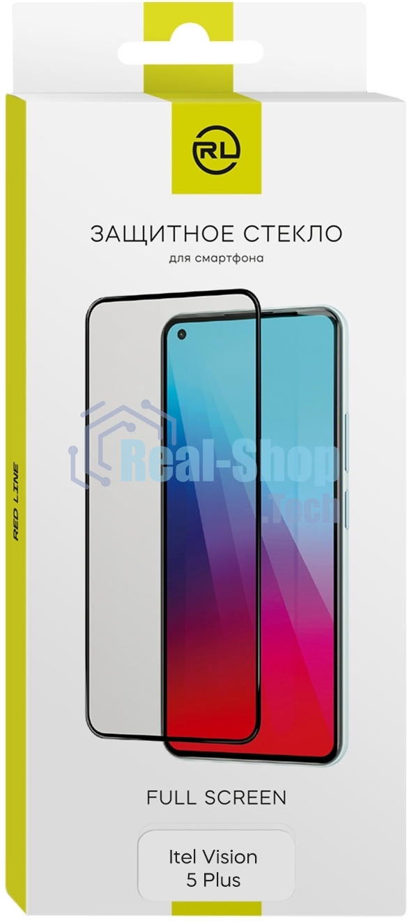 Защитное стекло для экрана Redline прозрачный для Itel Vision 5 Plus 1шт. (УТ000037136)
