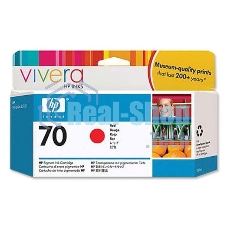 Картридж струйный HP №70 C9456A красный для HP DJ Z2100/Z3100 (130мл)