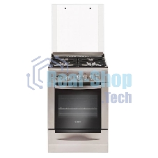 Плита газовая Gefest ПГ6100-03 0004 серебристый, конфорок 4 шт, духовка 52 л, 60 см x 85 см x 60 см