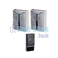 Звонок дверной беспроводной Космос KOC_AG520C132 мелодии, 150м, белый