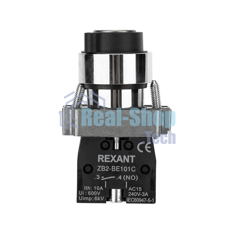 Переключатель Rexant BD21 2P с замком NO