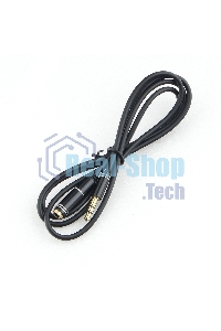 Кабель аудио удлинительный Cablexpert CCAB-02-35MF-1MB. 3.5 Jack (M)/3.5 Jack (F), черный, 1м, блистер