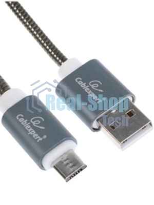 Кабель USB2.0 Cablexpert CC-G-mUSB01Gd-1M, AM/microB, серия Gold, длина 1м, золотой, блистер