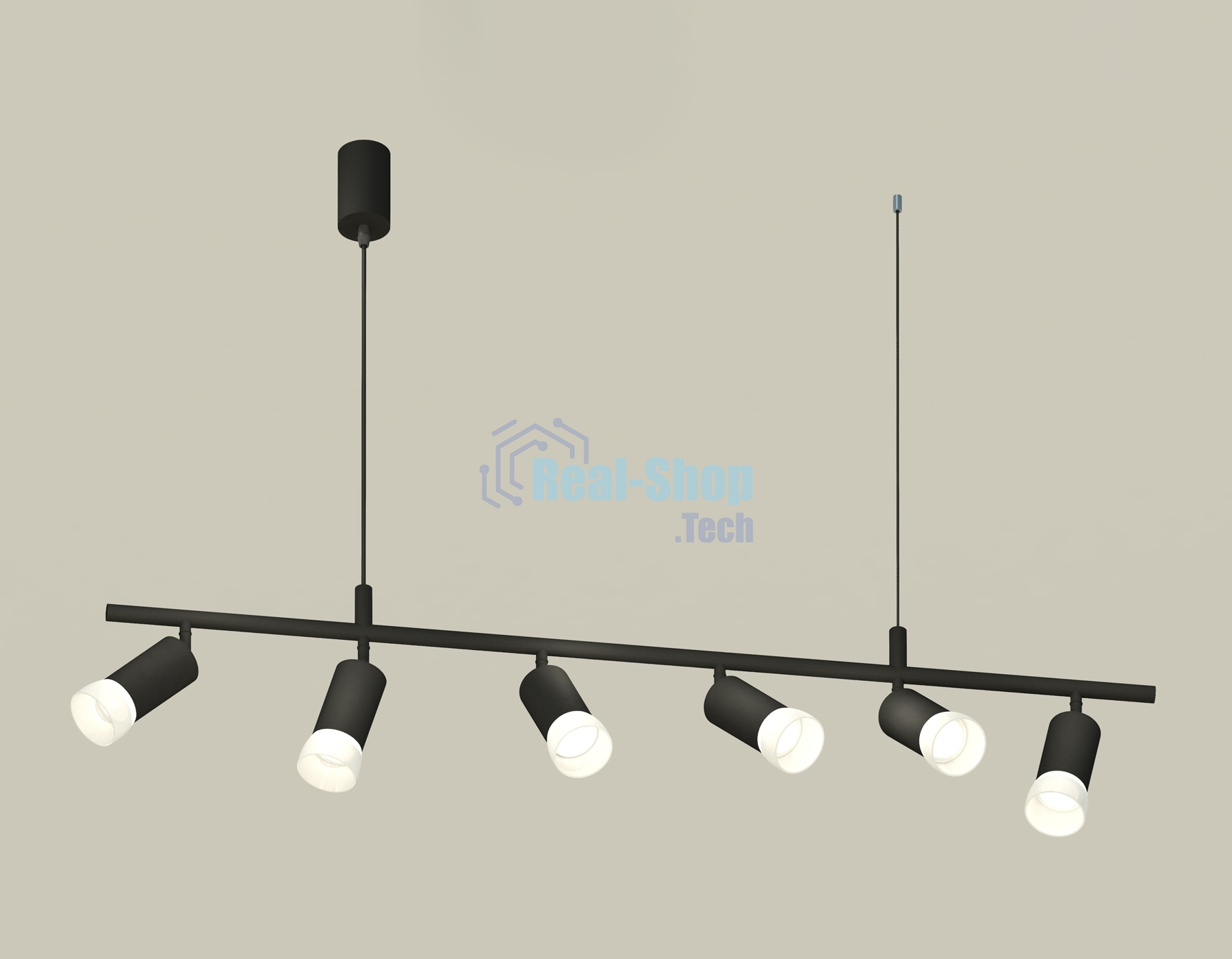 Светильник Ambrella light XB9006330/6 SBK/FR черный песок/белый матовый MR16 GU5.3 (С9006, С6323, N6258)
