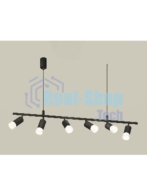 Светильник Ambrella light XB9006330/6 SBK/FR черный песок/белый матовый MR16 GU5.3 (С9006, С6323, N6258)