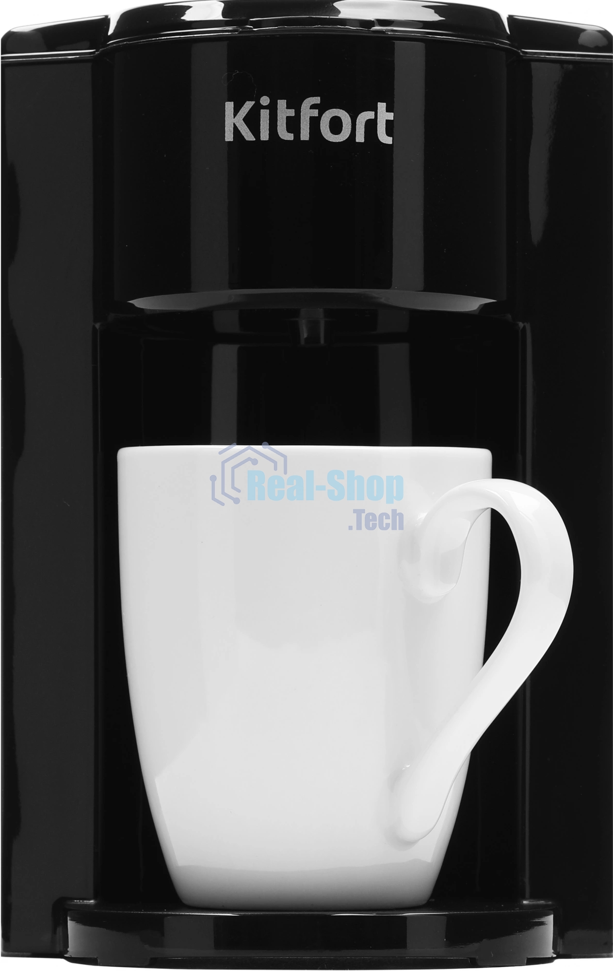 Кофеварка капельная Kitfort KT-763 350Вт черный
