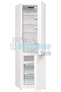 Холодильник Gorenje NRK6201PW4 белый двухкамерный 235/96л морозилка снизу