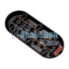 Колодка Rexant 3 гнезда карболитовая б/з 16 А, черная