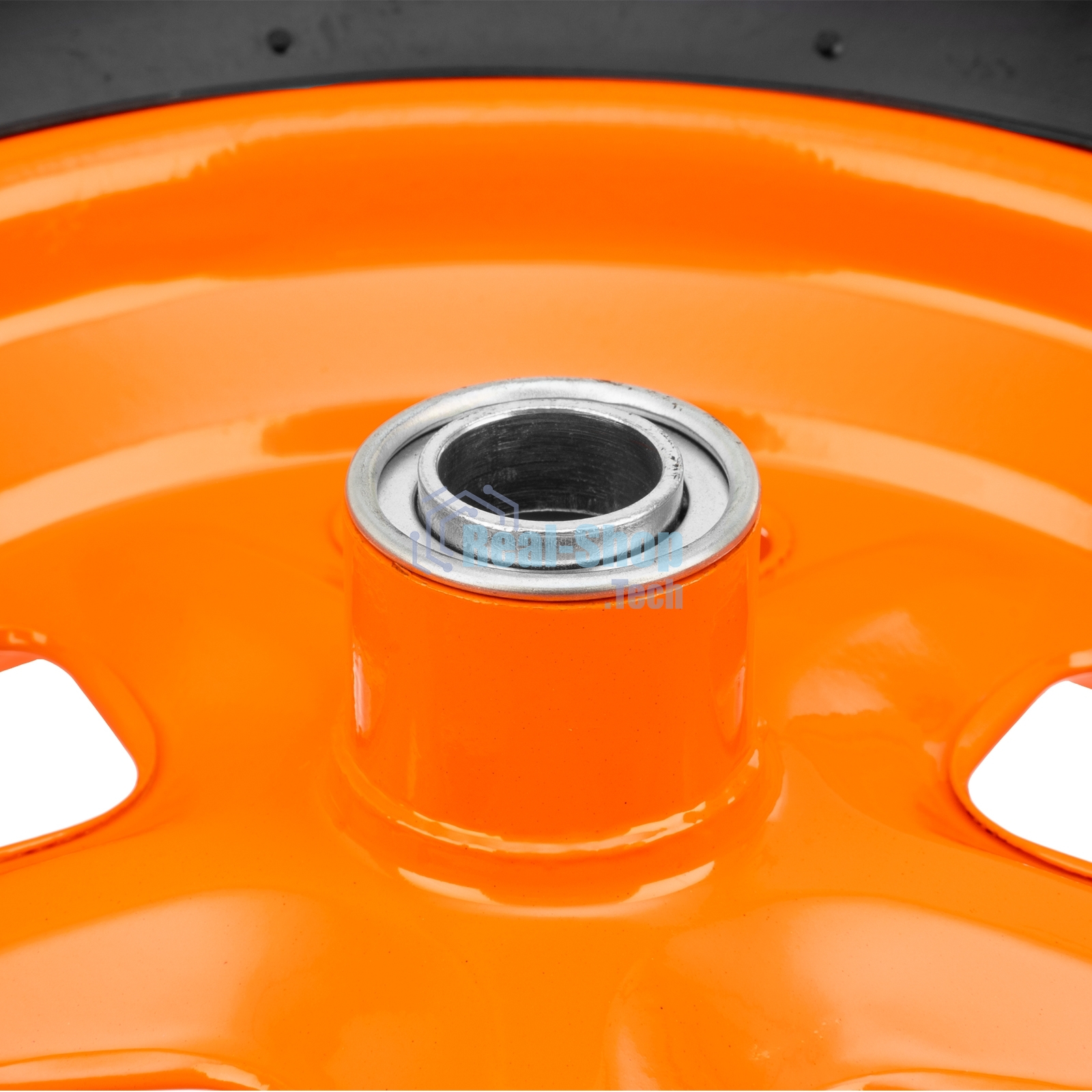 Колесо пневматическое Palisad 4.80/4.00-8, D 380 мм, подш. внут. диам. 20 мм, длина оси 90 мм