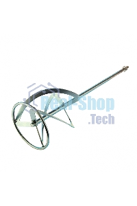 Насадка для миксера Сибртех, для тяжелых растворов,160 х 590 мм, оцинкованная,хвостовик резьба М14