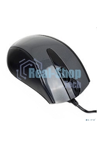 Мышь проводная A4Tech N-500F серый глянец/черный, 1200 dpi, USB, кнопки - 4