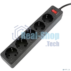 Сетевой фильтр 5bites GARDA SP5B-550 5S, 3x0.75 мм2, 5 м, черный