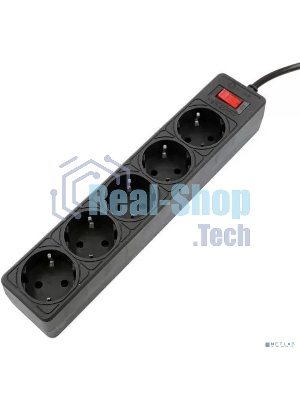 Сетевой фильтр 5bites GARDA SP5B-550 5S, 3x0.75 мм2, 5 м, черный
