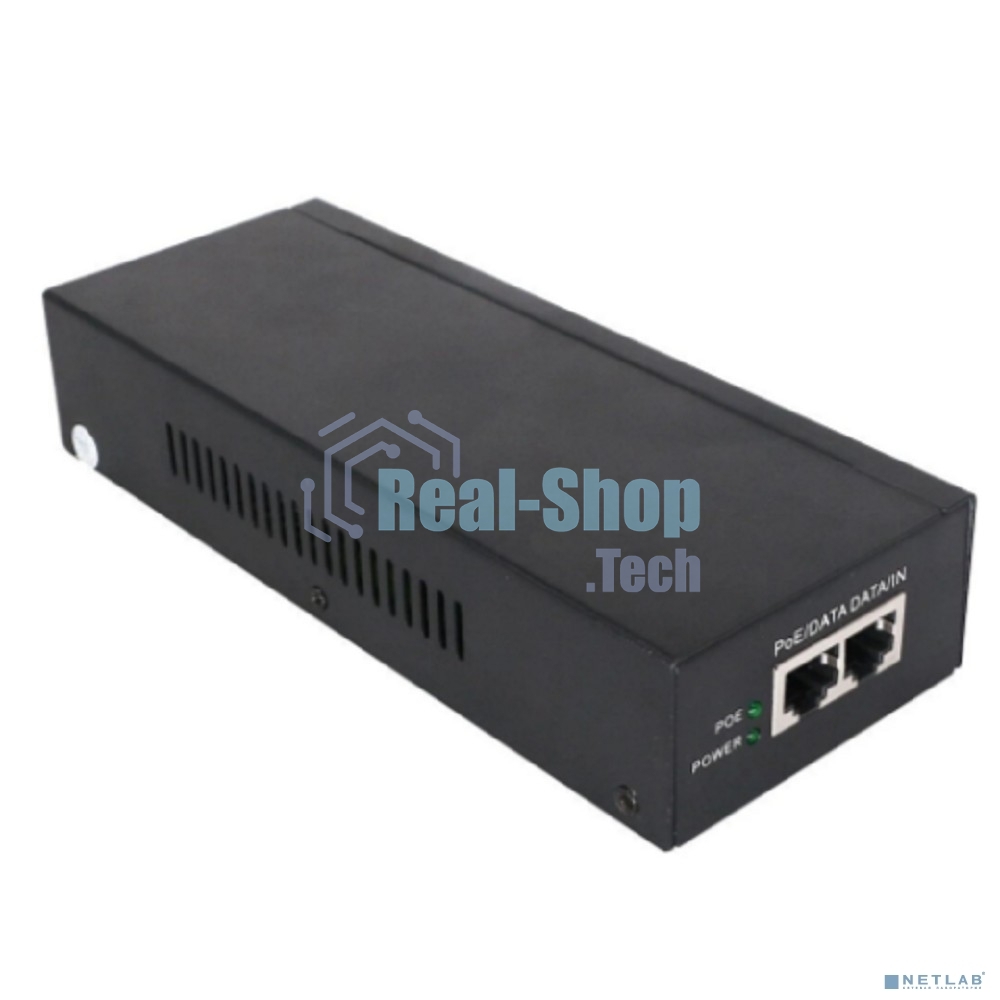 Инжектор PoE Digma DNP90W52GWXM 100/1000/2500/10GbASE-T 90Вт 100-240В(АС)