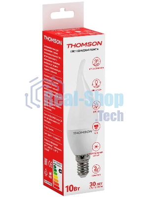 Лампа светодиодная Hiper THOMSON LED TAIL CANDLE 10W 830Lm E14 4000K TH-B2030