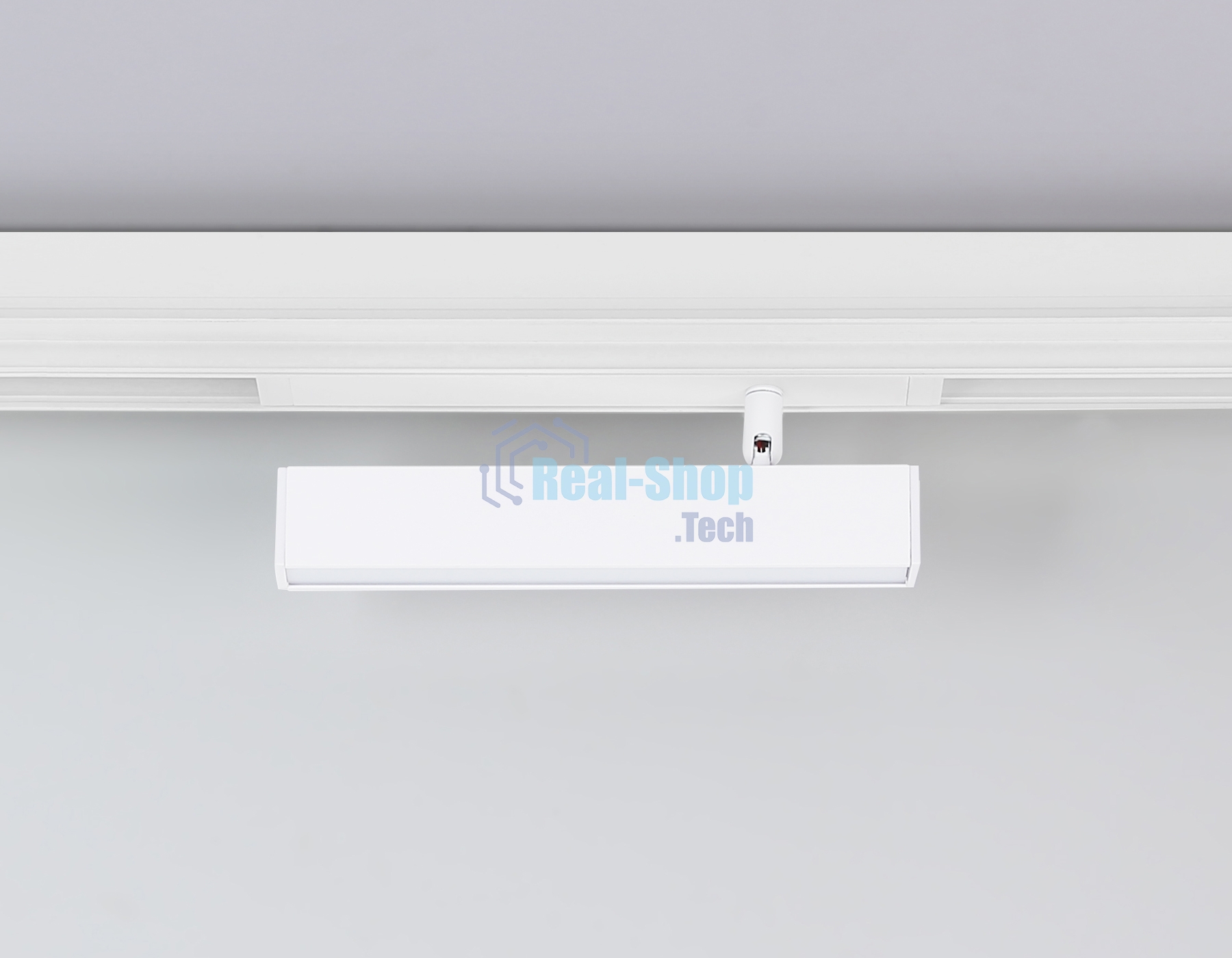 Управляемый светодиодный светильник для шинопровода Magnetic Ambrella light GL1321 WH белый IP20 12W 3000K-6400K 220V 120° 232*25*112 (Без ПДУ)