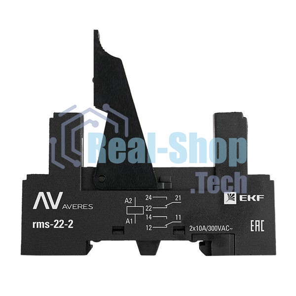 Разъем для реле РM slim 22/2 AVERES EKF rms-22-2