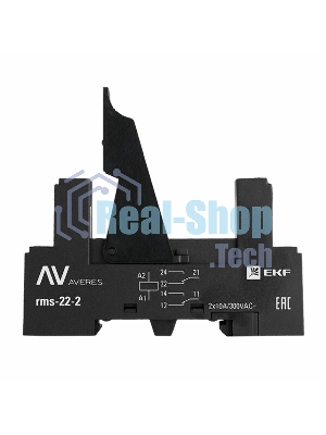 Разъем для реле РM slim 22/2 AVERES EKF rms-22-2
