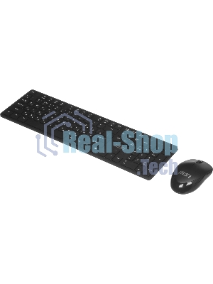 Комплект клавиатура+мышь MSI K200 Combo MS-8ZA4 беспроводной, USB, 1600 DPI, чёрный