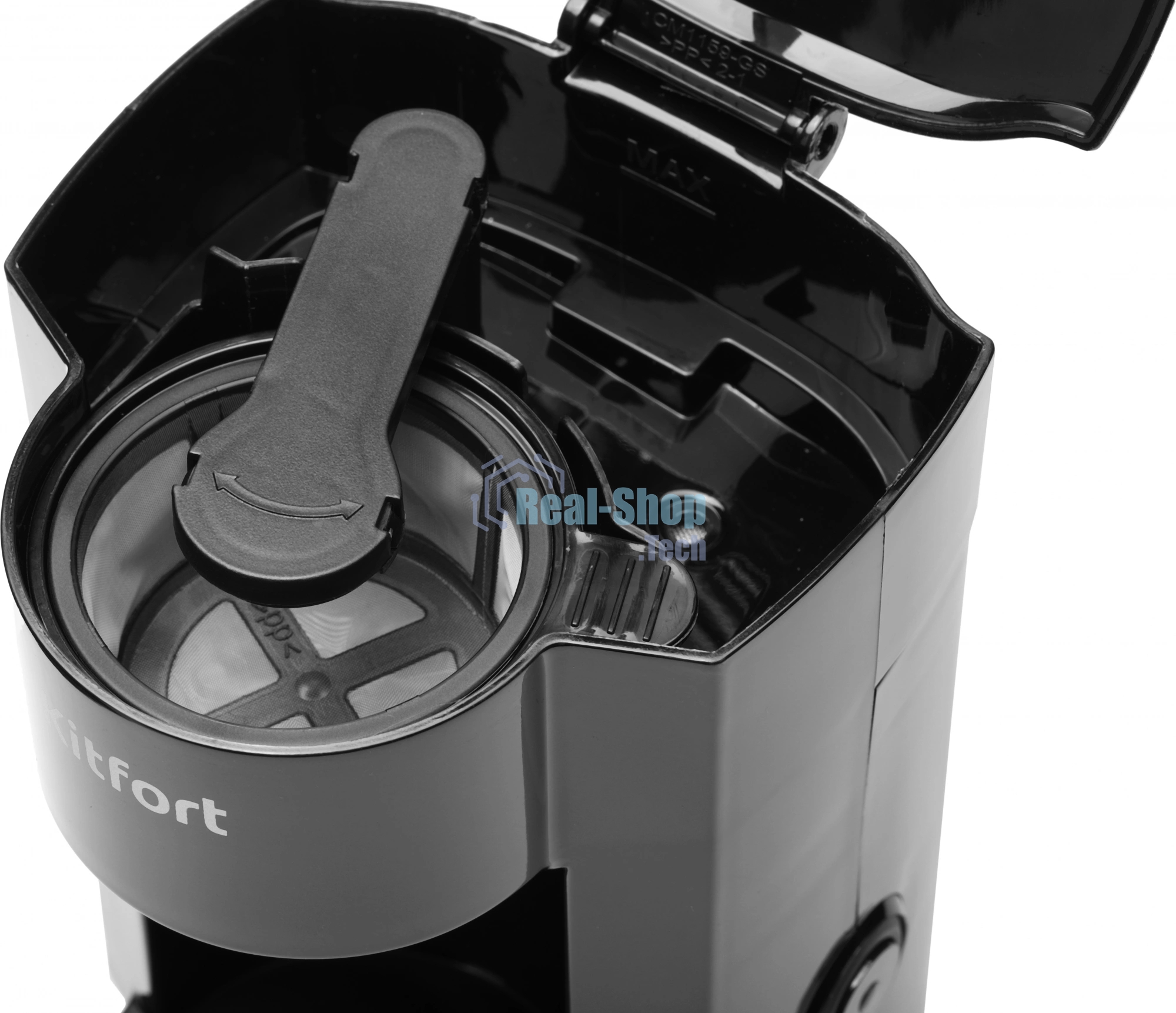 Кофеварка капельная Kitfort KT-763 350Вт черный