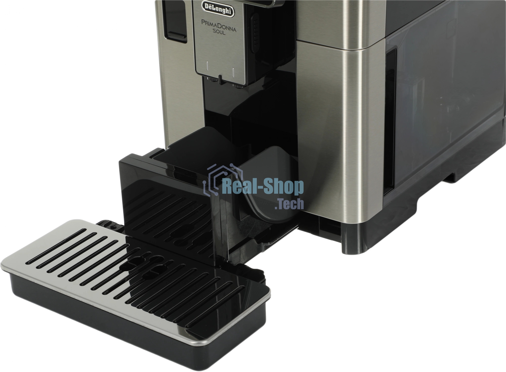 Кофемашина автоматическая DeLonghi ECAM610.75.MB черный/серебристый, исп. кофе - молотый/зерновой, 2.2 л, 1450 Вт, 19 Бар