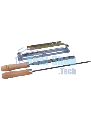 Заточной набор PATRIOT PG-SK4,8круглый напильник4.8мм, плоский напильник, две ручки, калибр