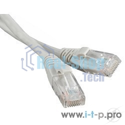 Патч-корд U/UTP, Cat.6, LSZH, 1.5 м, серый