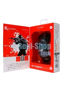 Мышь проводная Gembird MG-520 черный, 3200 dpi, USB, кнопки - 6