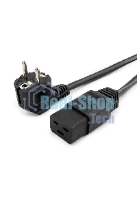 Кабель питания для UPC Gembird/Cablexpert, 1.8м, Schuko-С19, 16А, черный, с заземлением(PC-186-C19)