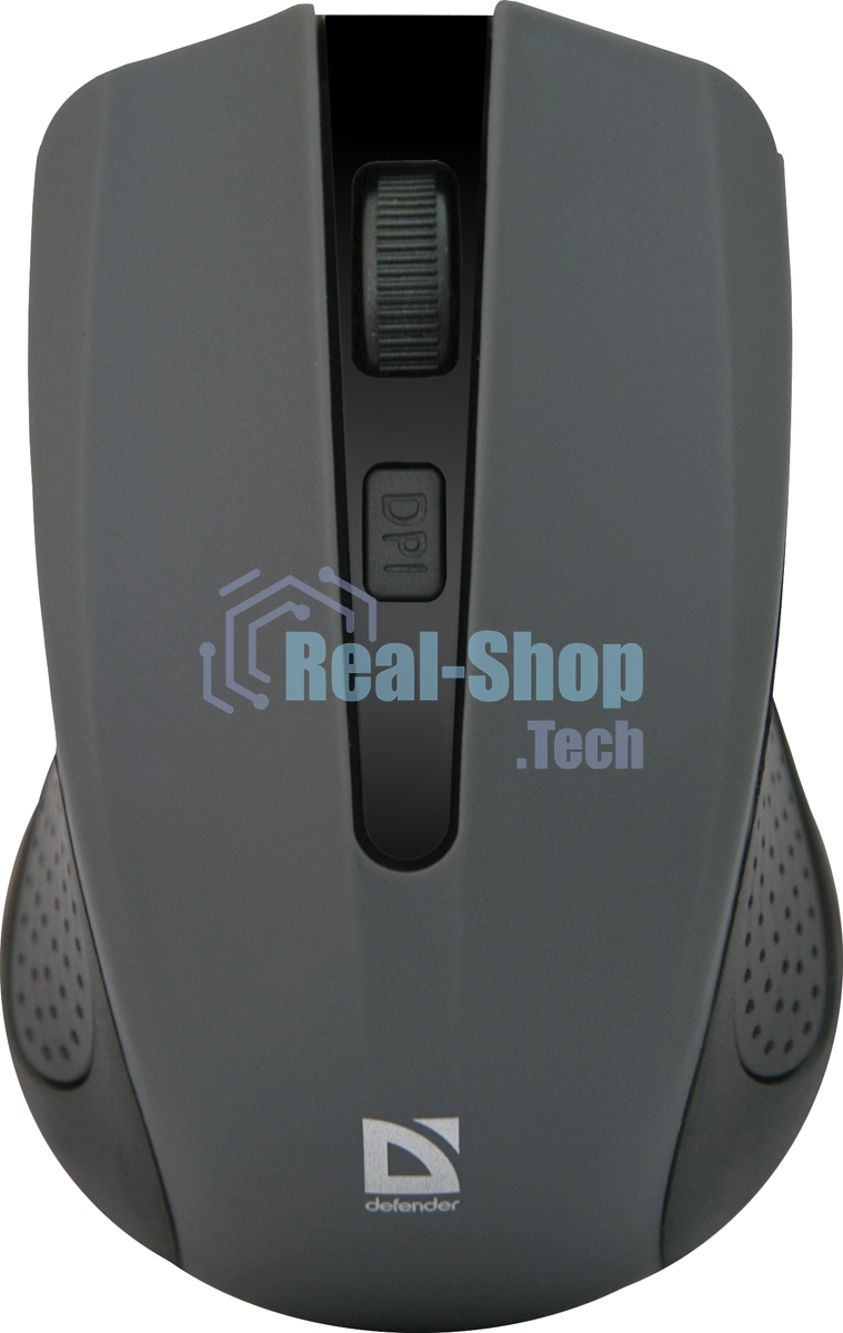 Мышь беспроводная Defender Accura MM-935 серый, 1600 dpi, радиоканал, USB, кнопки - 4