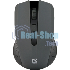 Мышь беспроводная Defender Accura MM-935 серый, 1600 dpi, радиоканал, USB, кнопки - 4
