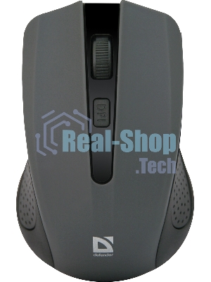 Мышь беспроводная Defender Accura MM-935 серый, 1600 dpi, радиоканал, USB, кнопки - 4