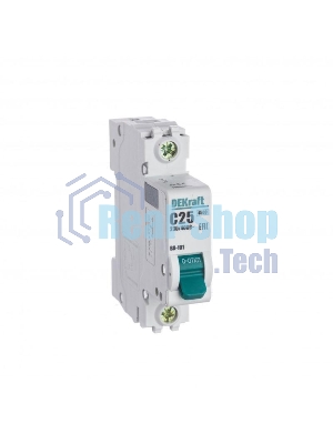 Выключатель автоматический модульный DEKraft 1п C 25А 4.5кА ВА-101 11056DEK