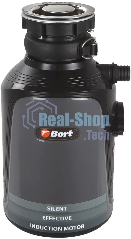 Измельчитель пищевых отходов Bort Alligator Plus, 750 Вт., объем 1 450 мл., пневмовыключатель