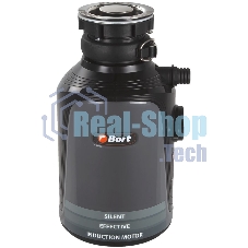 Измельчитель пищевых отходов Bort Alligator Plus, 750 Вт., объем 1 450 мл., пневмовыключатель