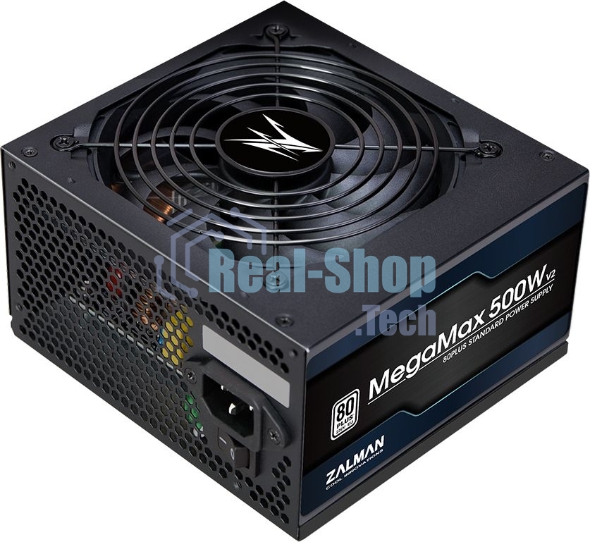Блок питания Zalman ZM500-TXII V2 retail, 500Вт, 80 PLUS, 120мм, черный