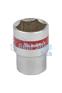 Головка Matrix торцевая 21мм 6-гранная crv под квадрат 1/2'' хромированная