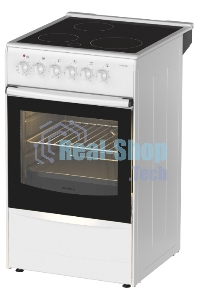 Плита электрическая Darina 1B EC 331 606 W белый/черный, конфорок 3 шт, духовка 50 л, 50 см x 85 см x 56 см