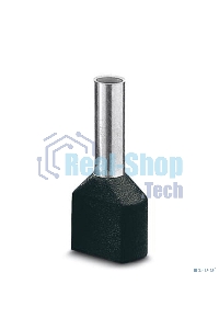 Наконечник-гильза изол. НГИ2 6.0-14 черный (уп.100шт) ИЭК UTE10-D6-0-100