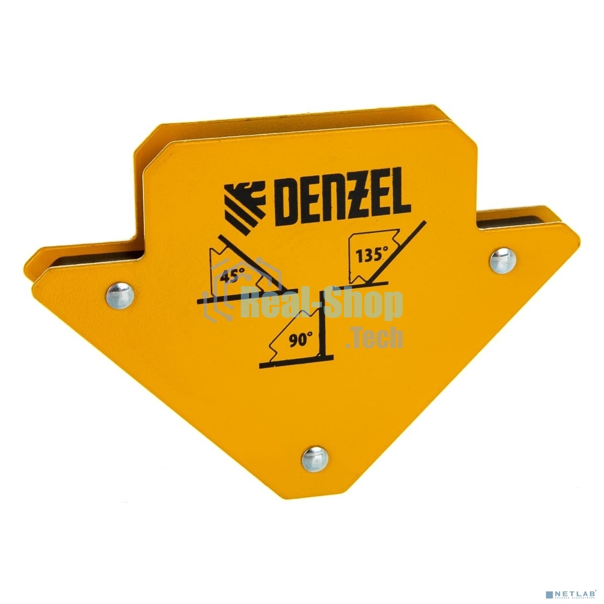 Фиксатор магнитный для сварочных работ Denzel усилие 25 LB