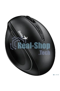 Мышь беспроводная Genius Ergo 8300S черный, 1600 dpi, радиоканал, USB, кнопки - 7